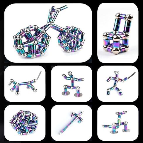 Fidget Pen, Magnetic Fidget Toy Pen, Decompression Magnetic Fidget Toy, Relieve Pressure Novel Toy Gifts for Kids or Friends! (Blue) in Saudi Arabia