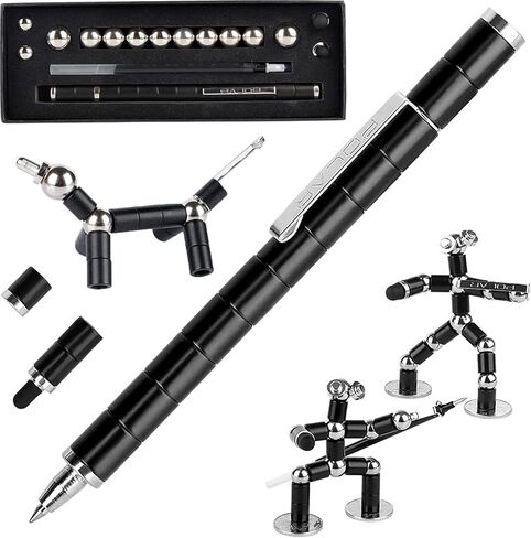 Fidget Pen, Magnetic Fidget Toy Pen, Decompression Magnetic Fidget Toy, Relieve Pressure Novel Toy Gifts for Kids or Friends! (Blue) in Saudi Arabia