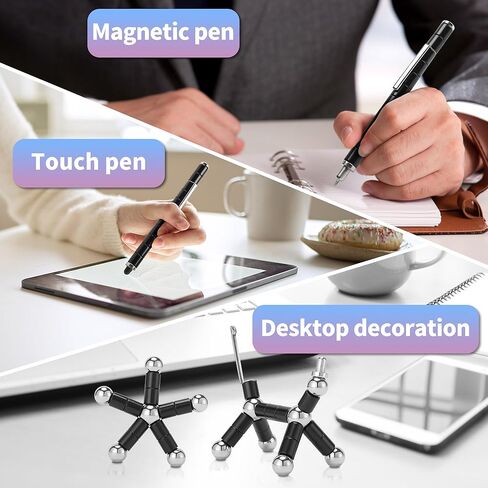 Fidget Pen, Magnetic Fidget Toy Pen, Decompression Magnetic Fidget Toy, Relieve Pressure Novel Toy Gifts for Kids or Friends! (Blue) in Saudi Arabia