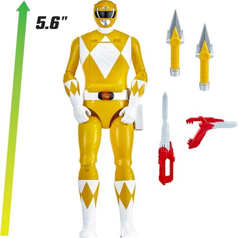Rangers Morphin Power Mighty: إعادة التوطين-شخصية عمل الحارس الصفراء المورفين من قبل ألعاب Playmates in Saudi Arabia