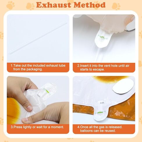 8-Pack Walking Cat Balloons – Cute Foil Kitty Balloons with Ribbons for Kids’ Birthday Party Decorations – Fun, Safe & Adorable Party Supplies in Kuwait