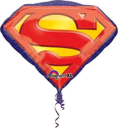 Anagram International 1002957 Balloon International Superman Superman Emblem Pack ، 26 "، متعدد الألوان in Saudi Arabia