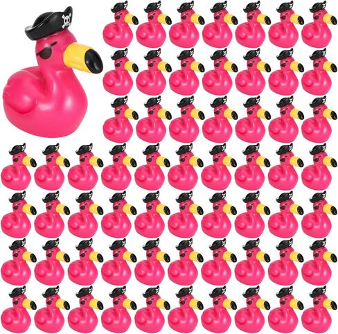 Soulchen 100 Pcs Mini Flamingo Resin Ducks Pink Tiny Flamingos to Hide Pirate Cute Miniature Figurines Bulk for Garden Lawn Decor DIY Craft Dollhouse Micro Landscape Aquarium Halloween Party Gifts in Saudi Arabia