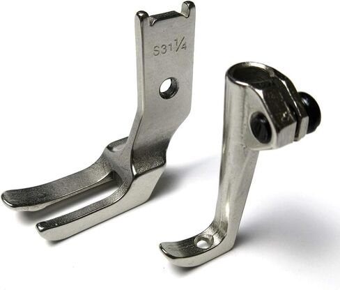 المشي آكلي Foot Machine Piping Foot Foot S32 لـ Juki DNU 1541 Singer 111W (حجم الأنابيب: 3/8 ") in Saudi Arabia