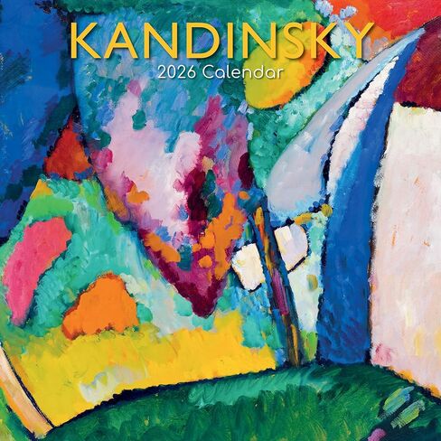 2026 تقويم الجدار المربع - يشمل Kandinsky 12 × 12 بوصة شهرية ، 16 شهرًا ، موضوع الفن ، 180 ملصق تذكير in Saudi Arabia