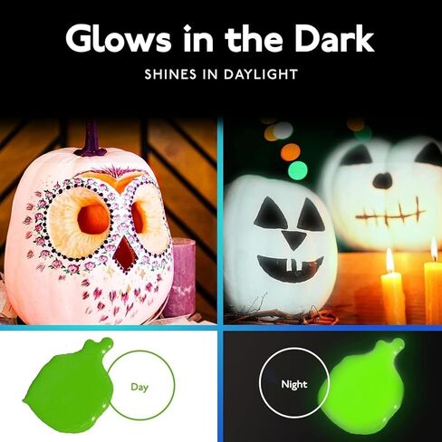 Goodtake Hot Pink UV Glow Paint - Professional Glow in the Dark Paint | Blacklight المنشط Neon Paint's | سطوع طويل الأمد | آمن للأطفال والفنانين (الساخن الوردي ، 4 أوقية) in Kuwait