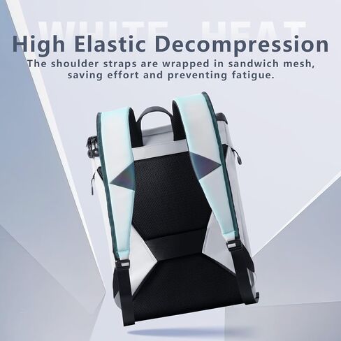 Thunderobot Incandescence Plus Laptop Backpack, 17.3 Inch Gaming & Business Anti-Wear Travel bag, Lightweight and Water-Resistant, Extra Large Capacity with Hidden Water Bottle Bag in Saudi Arabia