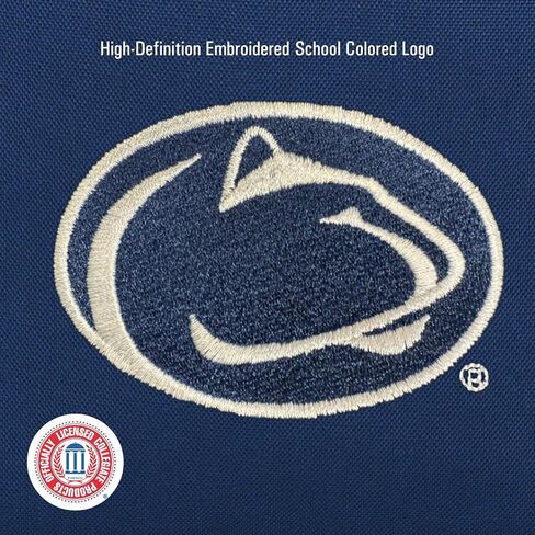 Jansport NCAA حقيبة ظهر مرخص رسميًا ، Penn State Nittany Lions ، طالب كبير مع كمبيوتر محمول مقاس 15 بوصة ، حقيبة كمبيوتر مقصوران مع مقبض زجاجة ومقبض ، وحمامات الكتب ، والبحرية in Saudi Arabia