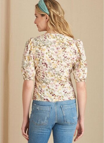 Simplicity SS9606H5 Misses' Semi-Fitted Blouse Sewing Pattern Packet, Design Code S9606, Sizes 6-8-10-12-14 in Saudi Arabia