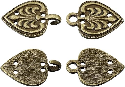 uxcell Cloak Clasp, Sew on Hooks and Eyes Vintage Cape Clasps Sweater Shawl Cardigan Collar Fasteners Buttons in Saudi Arabia
