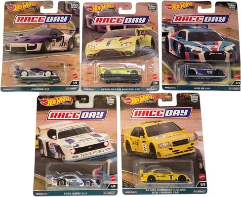 Hot Wheels Car Culture 2023 Race Day Complete Set of 5 Diecast Vehicles from FPY86-959D Release Bundle in Saudi Arabia