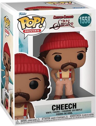POP Movies: Cheech & Chong's Up in Smoke - Cheech Funko Vinyl Figure (Bundled with Compatible Box Protector Case) Multicolored 3.75 inches in Saudi Arabia