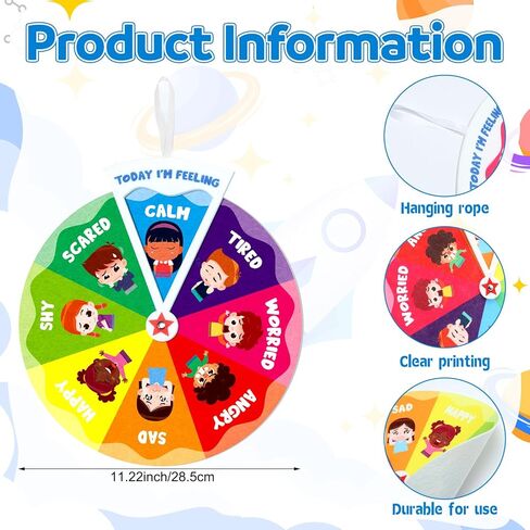 Marspark Weather Wheel, Educational and Learning Activities for Kids, Felt Preschool Learning Toys, Classroom Decor in Saudi Arabia