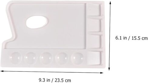 Angoily 4pcs صواني الطلاء البلاستيكية تثبيت لوحة خلط لوحة للفنانين والفتيان والفتيات DIY الحرف اليدوية in Saudi Arabia