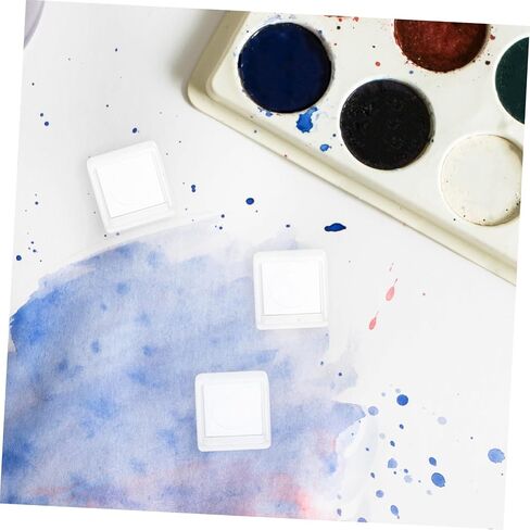 75pcs Empty Watercolor Pans Plastic Painting Half Pans for Watercolor and Art for Artists Students and Beginners in Saudi Arabia