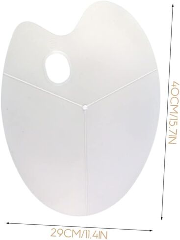 Homoyoyo 2pcs Plastic Paint Mixing Palette Lids Gouache Pirtment Tresh in Saudi Arabia
