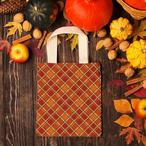 40Pcs Fall Fabric Squares Orange Yellow Green Plaid Cotton Fabric Bundles Small Checkered Sewing Fabrics for Autumn Thanksgiving DIY Crafts, 10 x 10 Inch in Saudi Arabia