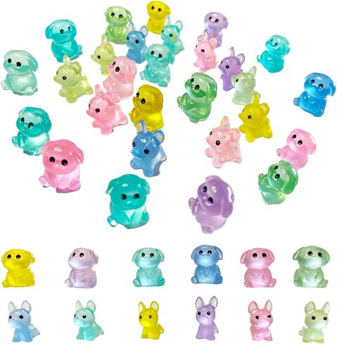30PCS Mini Fox Decor for Dollhouse Resin Animal Tiny for Crafts Micro Miniature Foxs for Fairy Garden Dollhouse Micro Landscaping Decoration (Fox 2) in Saudi Arabia