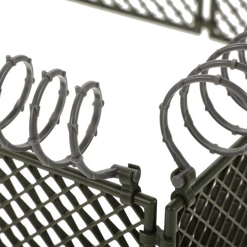 بناء جدار السجن سياج لعبة بلاستيكية خضراء داكنة مجموعة لمشاهد السجن DIY ديكورن شبكات عالية القوة 7 48 × 7 48 × 3 43 بوصة in Saudi Arabia