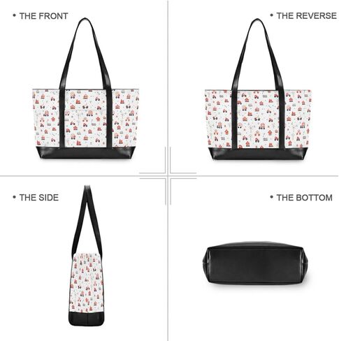 Car Tractor Farm Mill Trailer Haystack Trendy Travel Bag for Women with Zipper Nurse Work Bags for Ladies with cartera para laptop de mujer in Saudi Arabia