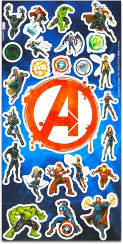 Marvel Avengers Party Party Favors for Boys & Girls Bundle ~ 12 Pack Avengers Sticker Sheets for Kids Birthday Party Goodie Bags | لوازم حفلات المنتقمون in Saudi Arabia