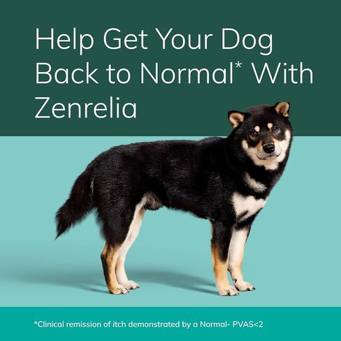 Zenrelia (ilunocitinib Tablets) | Once Daily Prescription Itch Relief for Dogs | 15 mg mg (30 Count) in Saudi Arabia