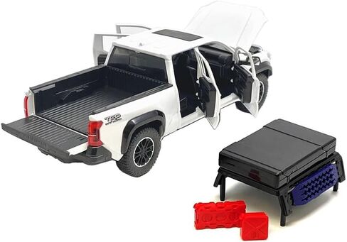 Diecast Model Car متوافق مع Toyota Tacoma Trd Off-Road Diecast Model Truck ، 1:24 مقياس ، وايت ، 2024 TOLED EDITION TOLAING H08778-WH in Saudi Arabia