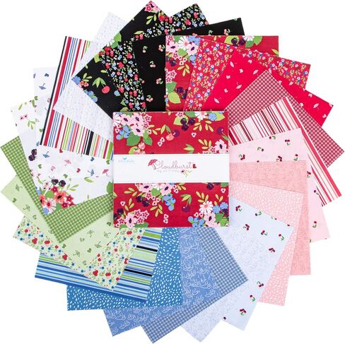 Jill Finley Cloudburst 10" Stacker 42 10-inch Squares Layer Cake Riley Blake Designs 10-16180-42 in Saudi Arabia