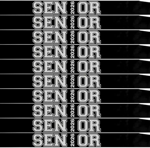 كبار Sash 2026 Glitter Letters 10 Pack Class Of 2026 Creguation Celebrations تخرجت أخيرًا مستلزمات حفلات الاحتفال بالاحتفال بالأزرق الأبيض ، الأزرق الأبيض in Kuwait