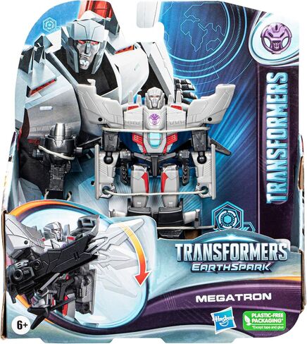 Transformers EarthSpark Megatron Warrior Class 12.5 cm Action Figure Robot Toy for Kids Age 6+ in Saudi Arabia