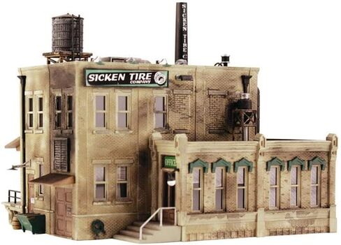 Pre-Fab Building Sicken Tire Company N Scale Woodland Scenics in Saudi Arabia
