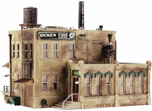 Pre-Fab Building Sicken Tire Company N Scale Woodland Scenics in Saudi Arabia