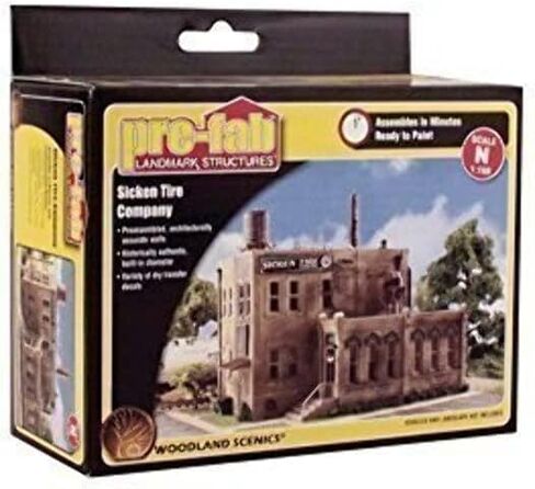 Pre-Fab Building Sicken Tire Company N Scale Woodland Scenics in Saudi Arabia