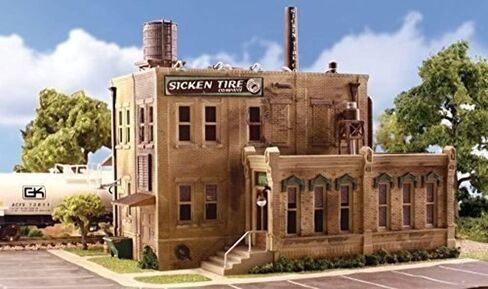 Pre-Fab Building Sicken Tire Company N Scale Woodland Scenics in Saudi Arabia