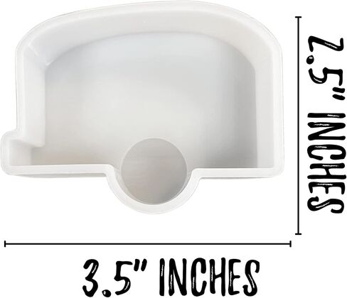 Camper RV Car Freshie Silicone Mold Camping 2.5x3.5x1" for Scented Aroma Beads Car Candle, Soap, Resin Oven Safe Bake Heat Resistant to 400 F Manly in Saudi Arabia
