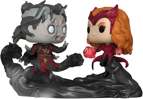 Funko Pop! Moment Marvel: Doctor Strange Multiverse of Madness - Dead Strange and Scarlet Witch, Multicolor, 60915 in Saudi Arabia