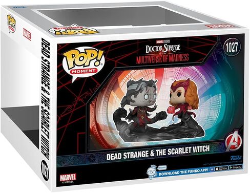 Funko Pop! Moment Marvel: Doctor Strange Multiverse of Madness - Dead Strange and Scarlet Witch, Multicolor, 60915 in Saudi Arabia