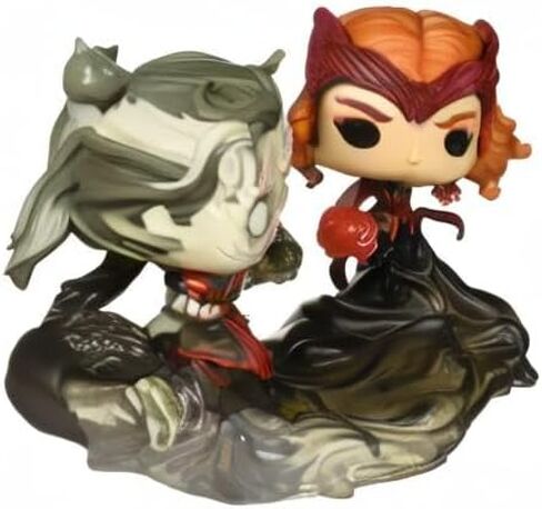 Funko Pop! Moment Marvel: Doctor Strange Multiverse of Madness - Dead Strange and Scarlet Witch, Multicolor, 60915 in Saudi Arabia