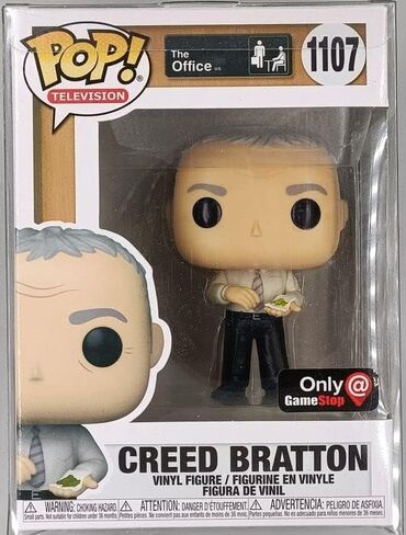 Funko POP! Television The Office #1107 - Creed Bratton with Mung Beans Exclusive in Saudi Arabia