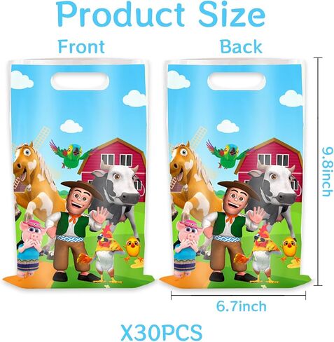 30pcs Lai Granja De Zenoon Gift Bags - Party Supplies for Zenoon Birthday Decorations in Saudi Arabia