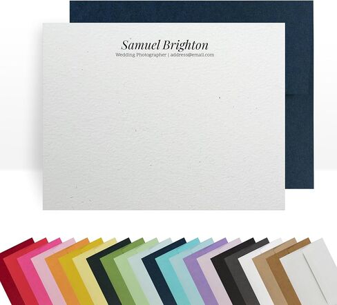Personalized Note Cards – Custom Flat Stationery Set with Name – Personalized Thank You Cards – Elegant Personalized Stationery for Women (Allison Christie) in Saudi Arabia