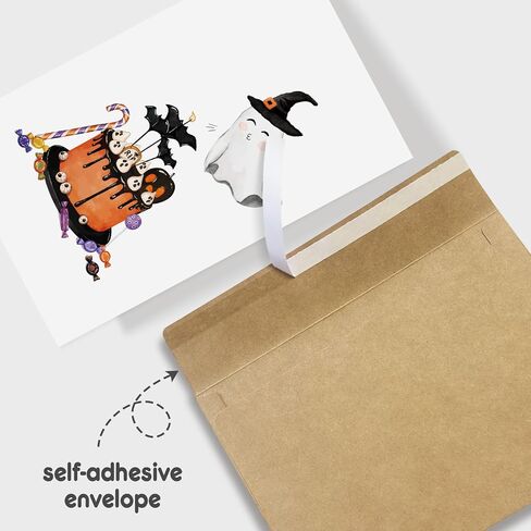 Ghost Halloween Anniversary Card, Spooky Anniversary Card for Husband Wife, Halloween Birthday Cards for Couples Soulmate in Kuwait