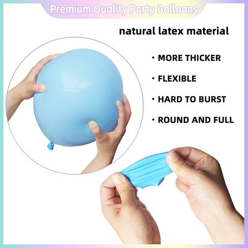 216pcs باستيل قوس قزح البالون أهم مجموعة البالونات الملونة اللاتكس ملونة من طقم القوس لعيد ميلاد الطفل مشاركة حفل زفاف الذكرى السنوية in Kuwait