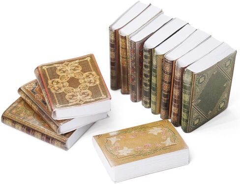 Odoria 1/12 Miniature Classic Books 12Pcs Mini Book Miniatures Dollhouse Decoration Accessories Doll House Accessory in Saudi Arabia