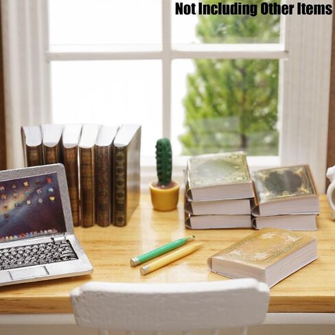 Odoria 1/12 Miniature Classic Books 12Pcs Mini Book Miniatures Dollhouse Decoration Accessories Doll House Accessory in Saudi Arabia
