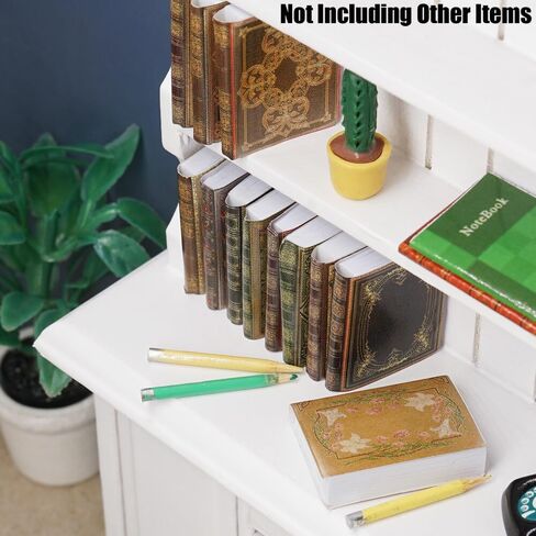 Odoria 1/12 Miniature Classic Books 12Pcs Mini Book Miniatures Dollhouse Decoration Accessories Doll House Accessory in Saudi Arabia