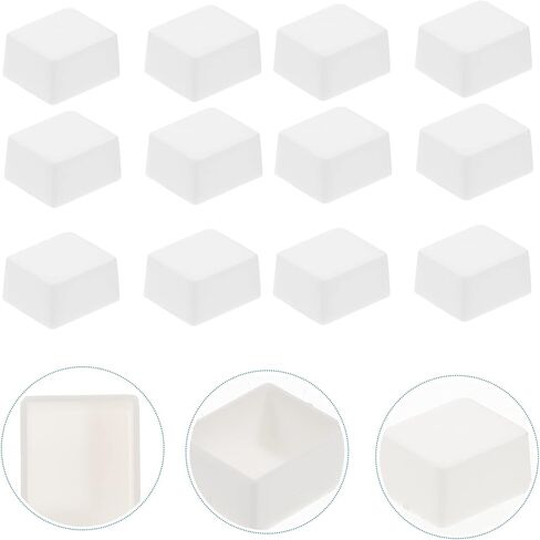 50pcs Empty Watercolor Half Pans Durable Plastic Painting Pans for Repacking Solid Paints for Artists Sketching and DIY Watercolors in Saudi Arabia