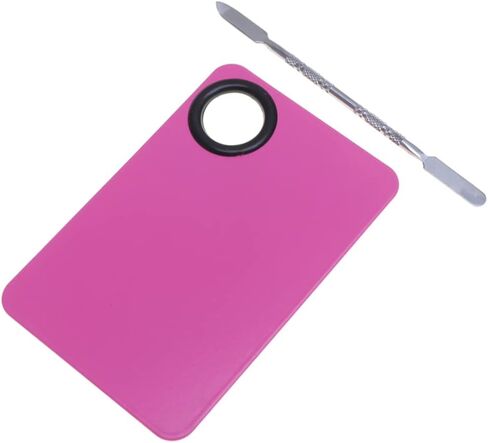 Stainless Steel Makeup Mixing Trays Nail Art Palette for Nail Art Polish Decor in Saudi Arabia