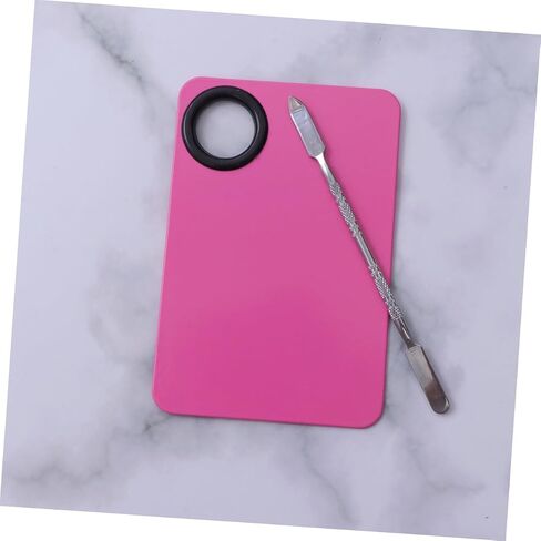 Stainless Steel Makeup Mixing Trays Nail Art Palette for Nail Art Polish Decor in Saudi Arabia