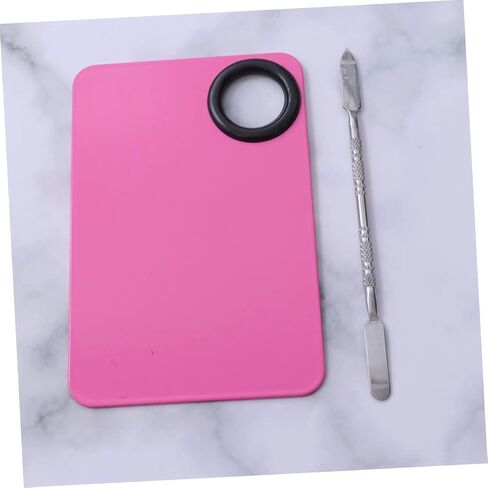 Stainless Steel Makeup Mixing Trays Nail Art Palette for Nail Art Polish Decor in Saudi Arabia